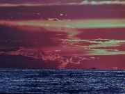 tramonto sul tirreno..