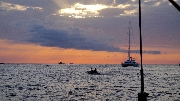 tramonto a cala saona formentera..