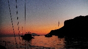 lisca bianca al tramonto