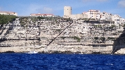 la scalinata nella roccia di bonifacio